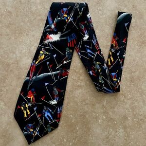 Nicole Miller Vintage 1995 US Ski Team Tie